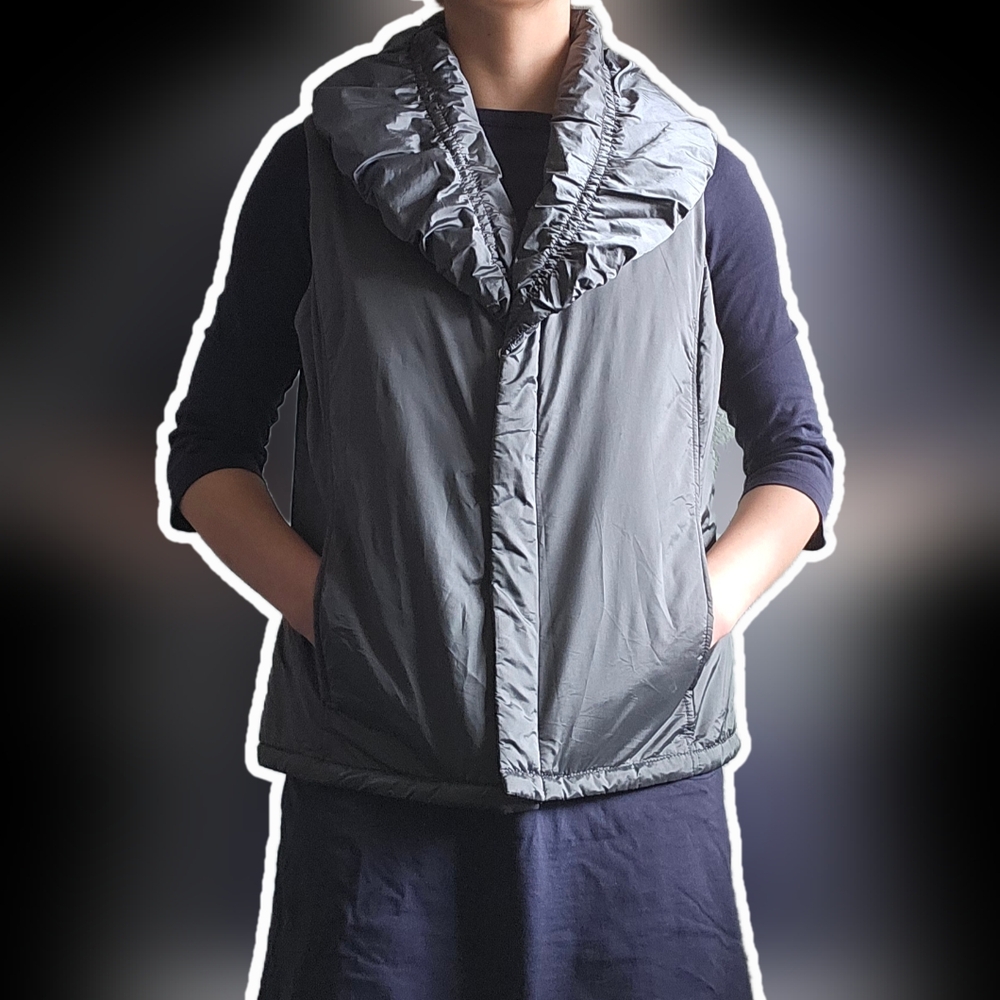 Jones New York Signature Gray Vest Size Medium